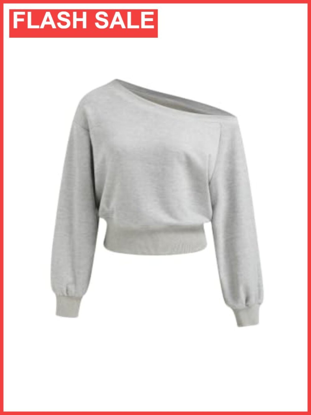 Off Shoulder Oversize Sweatshirt Pullover Long Sleeve Casual Womens Top